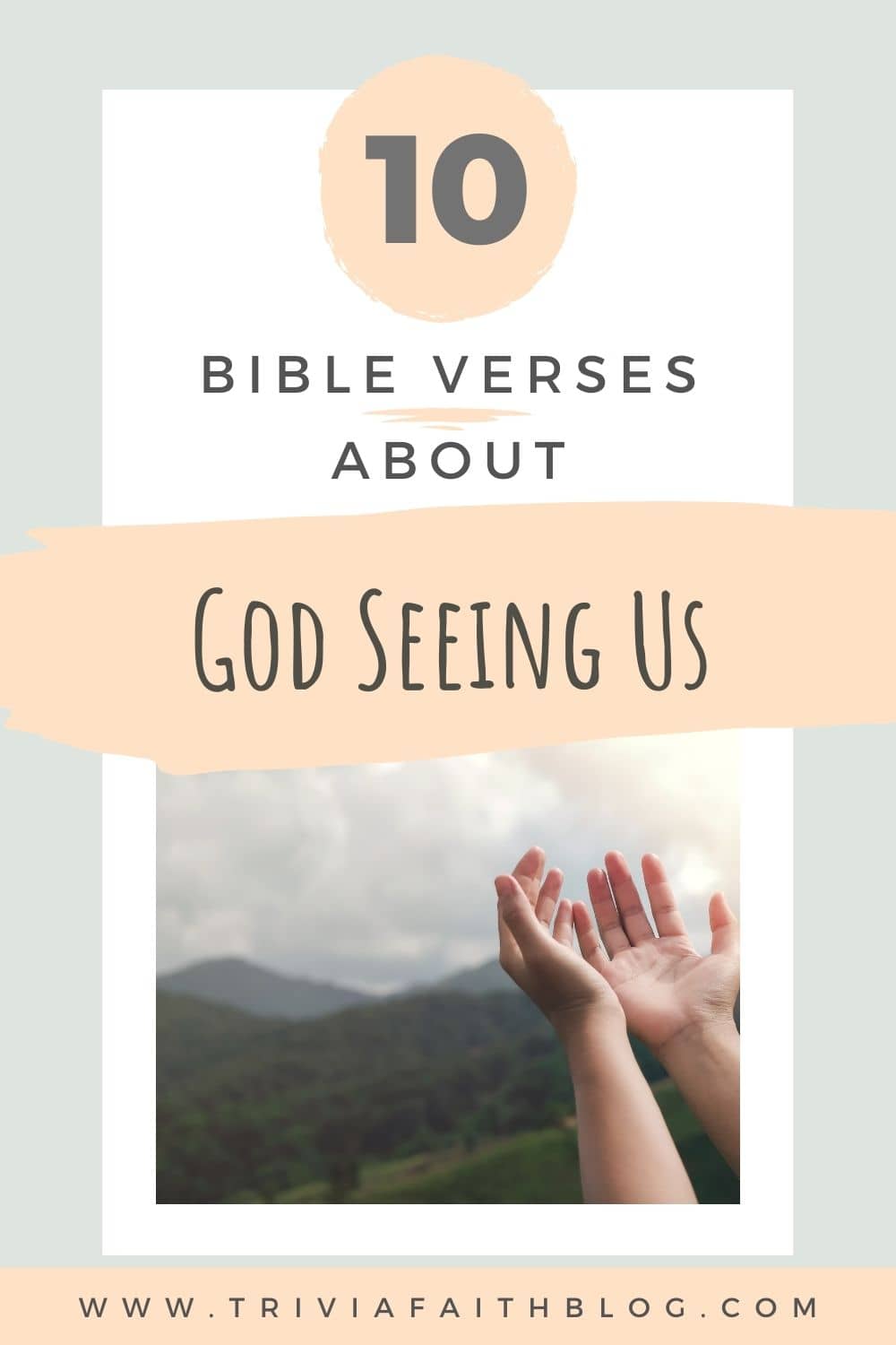 Bible Verses About God Seeing Us