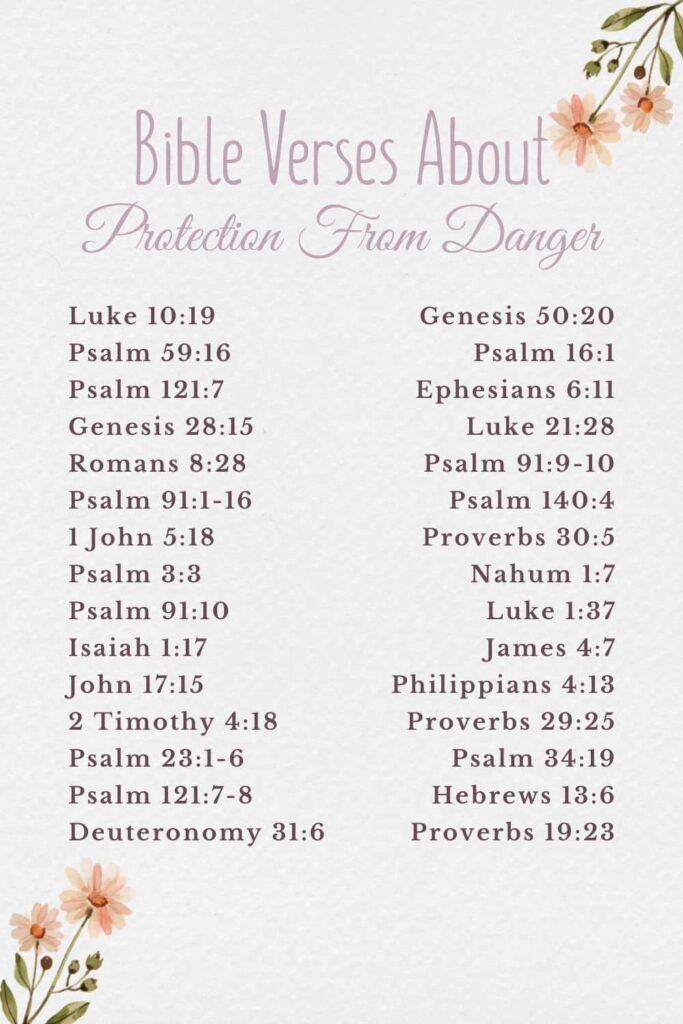 Bible Verses About Protection From Evil