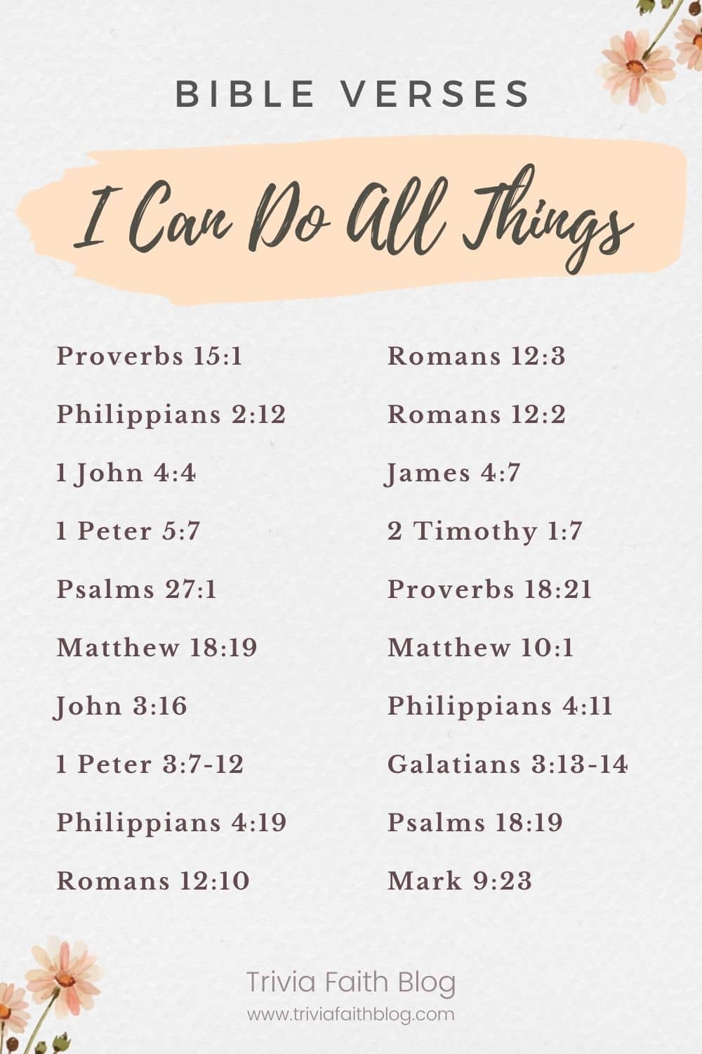 Bible Verses I Can Do All Things - Philippians 413 KJV